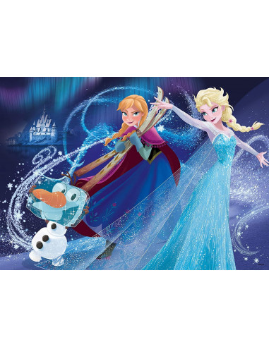 Puzzle de colorat maxi - Frozen (35 piese),L66711