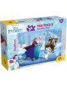 Puzzle de colorat maxi - Frozen la patinoar (24 piese),L74075