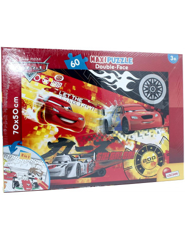 Puzzle de colorat maxi - Fulger McQueen (60 piese),L48236