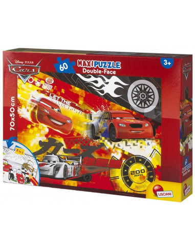 Puzzle de colorat maxi - Fulger McQueen (60 piese),L48236