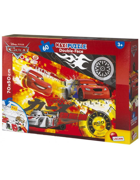 Puzzle de colorat maxi - Fulger McQueen (60 piese),L48236