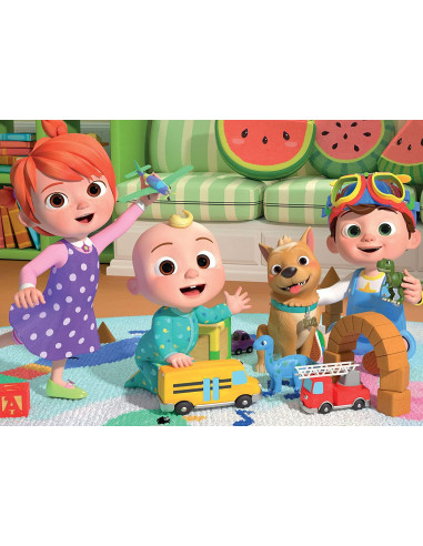 Puzzle de colorat maxi - O zi insorita cu Cocomelon (24