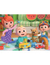 Puzzle de colorat maxi - O zi insorita cu Cocomelon (24