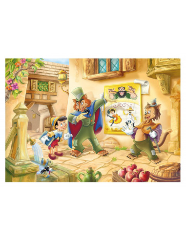 Puzzle de colorat maxi - Pinocchio (35 piese),L48182