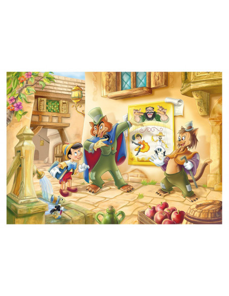 Puzzle de colorat maxi - Pinocchio (35 piese),L48182