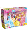 Puzzle de colorat maxi - Printese jucause (60 piese),L48250