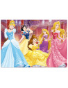 Puzzle de colorat maxi - Printese jucause (60 piese),L48250