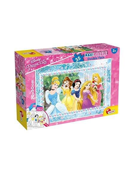 Puzzle de colorat maxi - Printese minunate (35 piese),L65325