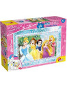Puzzle de colorat maxi - Printese minunate (35 piese),L65325