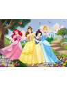 Puzzle de colorat maxi - Printese vesele (35 piese),L66704