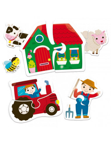 Puzzle duo - La ferma,L57825