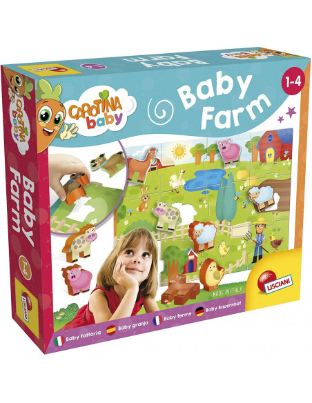 Puzzle de podea - Distractie la ferma (12 piese),L67848