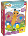 Puzzle de podea - Fluturas cu forme si culori (29 piese),L72156