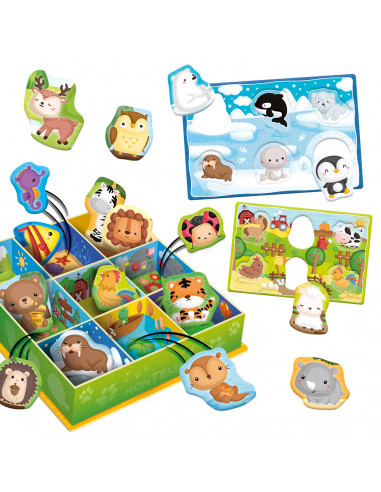 Cutiuta Montessori - Animalutele in mediul lor,L92772
