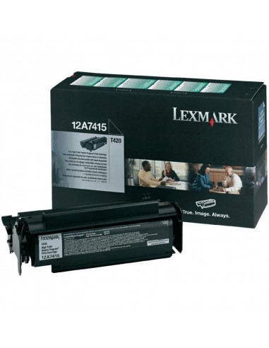 Cartus Toner Original Lexmark 12A7415, Black, 10000