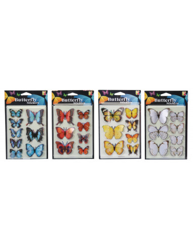 Set abtibilduri 3D - Fluturi,AC57