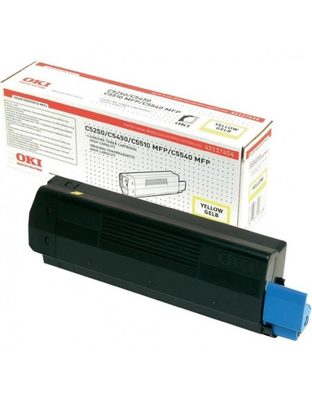 Cartus Toner Original Oki 42127454 Yellow, 5000 pagini,42127454