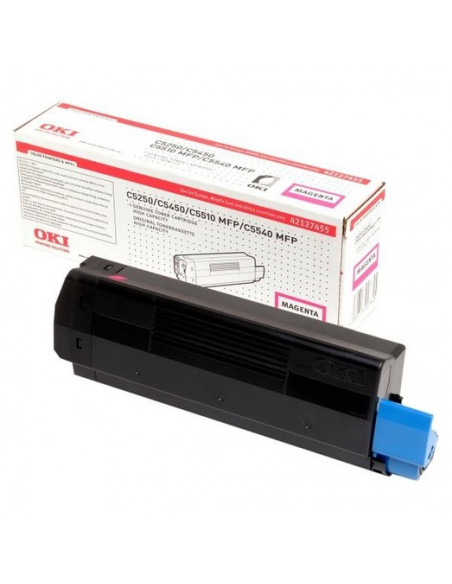 Cartus Toner Original Oki 42127455 Magenta, 5000 pagini,42127455