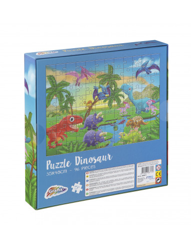 Puzzle cu dinozauri (96 piese),400017