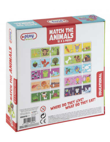 Joc de potrivire - Invat animalutele,400037