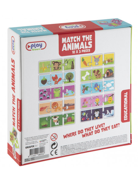 Joc de potrivire - Invat animalutele,400037