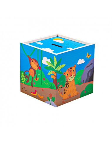 Pusculita din lemn - Jungla,T0311