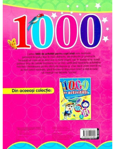 1000 de activitati pentru copii isteti 2,978-606-525-716-0