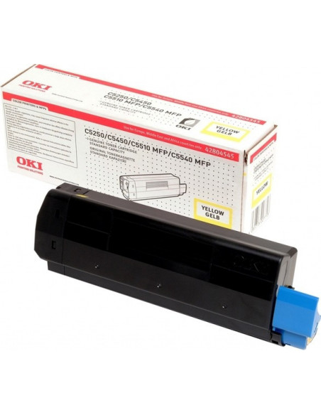 Cartus Toner Original Oki 42804545 Yellow, 3000 pagini,42804545