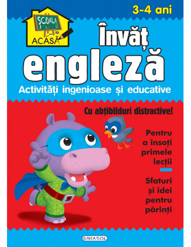 Scoala acasa - Invat engleza 3-4 ani,978-606-024-187-4