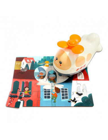 Puzzle din lemn - Elicopter,130911