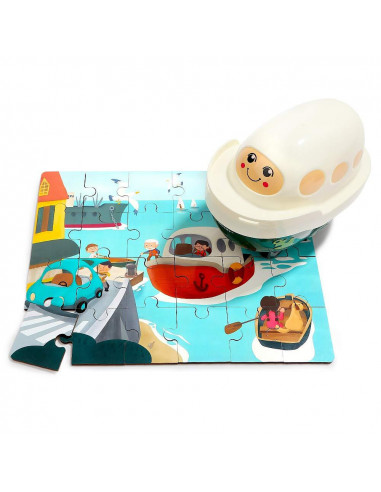 Puzzle din lemn - Vaporas,130912