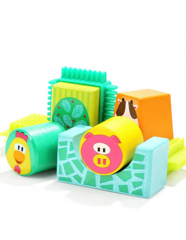 Set de constructie - Animalute de la ferma,120380