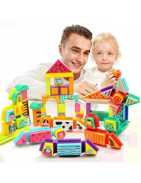 Set de constructie - Animalute de la ferma,120380