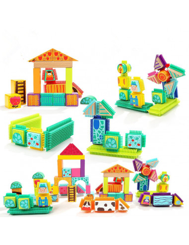 Set de constructie - Animalute de la ferma,120380