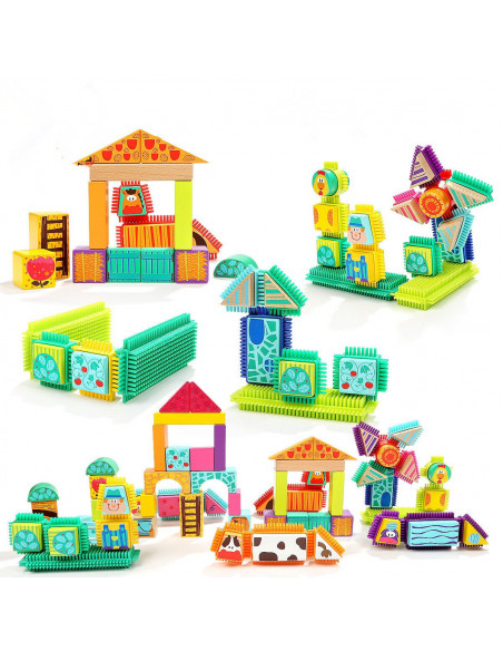 Set de constructie - Animalute de la ferma,120380