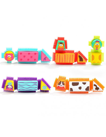 Set de constructie - Animalute de la ferma,120380