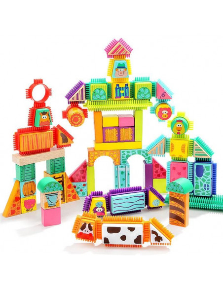 Set de constructie - Animalute de la ferma,120380