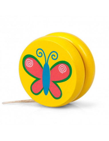 YO-YO colorat din lemn,T19121