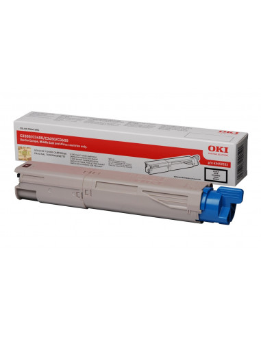 Cartus Toner Original Oki 43459332 Black, 2500 pagini,43459332