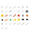 Set constructie - Masinuta de teren,T38280