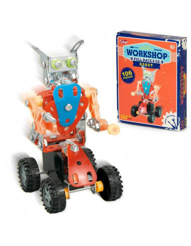 Set constructie - Robotel cu roti,T38281