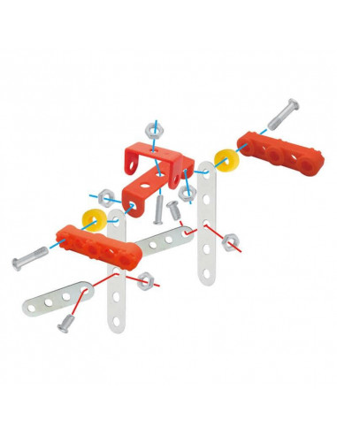 Set constructie - Robotel cu roti,T38281