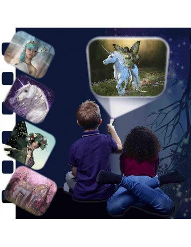 Proiector tip lanterna - Zane si unicorni,E2042