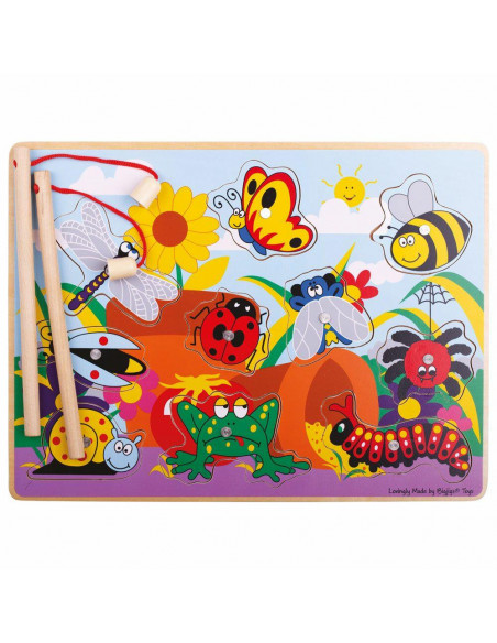 Joc de pescuit magnetic - Prietenii din gradina,BJ919
