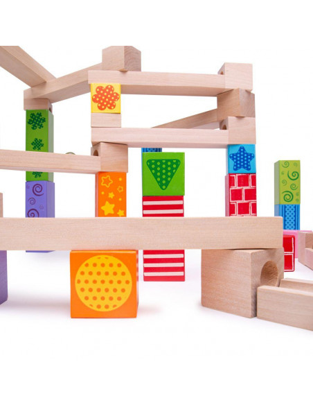 Marble Run din lemn,BJ786