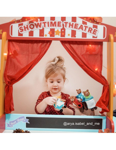 Teatru de papusi din lemn,BJ339