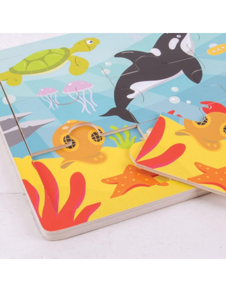 Puzzle - Lumea acvatica,BJ220