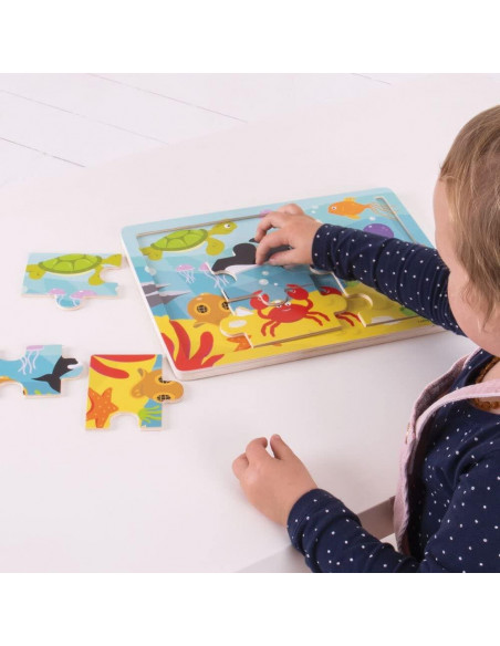 Puzzle - Lumea acvatica,BJ220