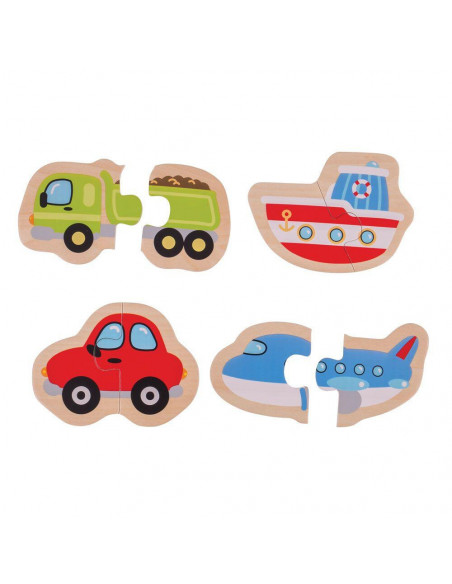 Puzzle - mijloace de transport (8 piese),BJ226