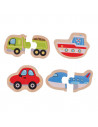 Puzzle - mijloace de transport (8 piese),BJ226